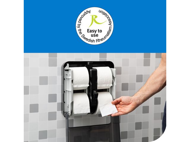 Dispenser TORK T7 OptiServe 4rl svart